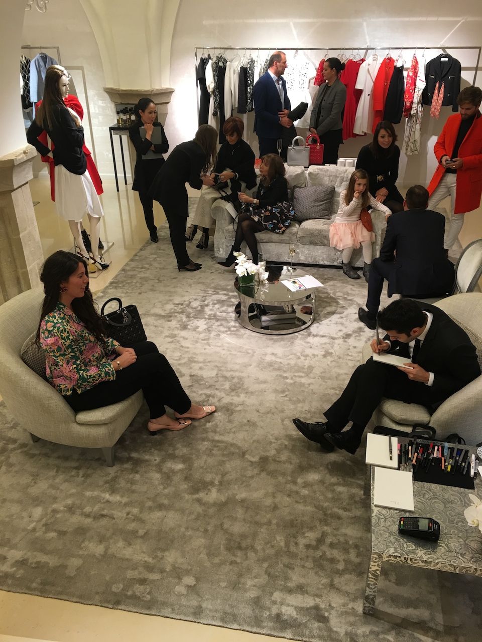 Cocktail party at Boutique Dior