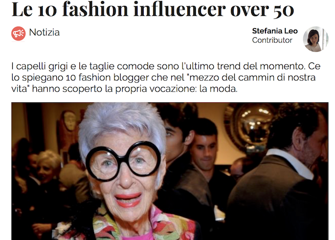 Le 10 fashion influencer over 50 1