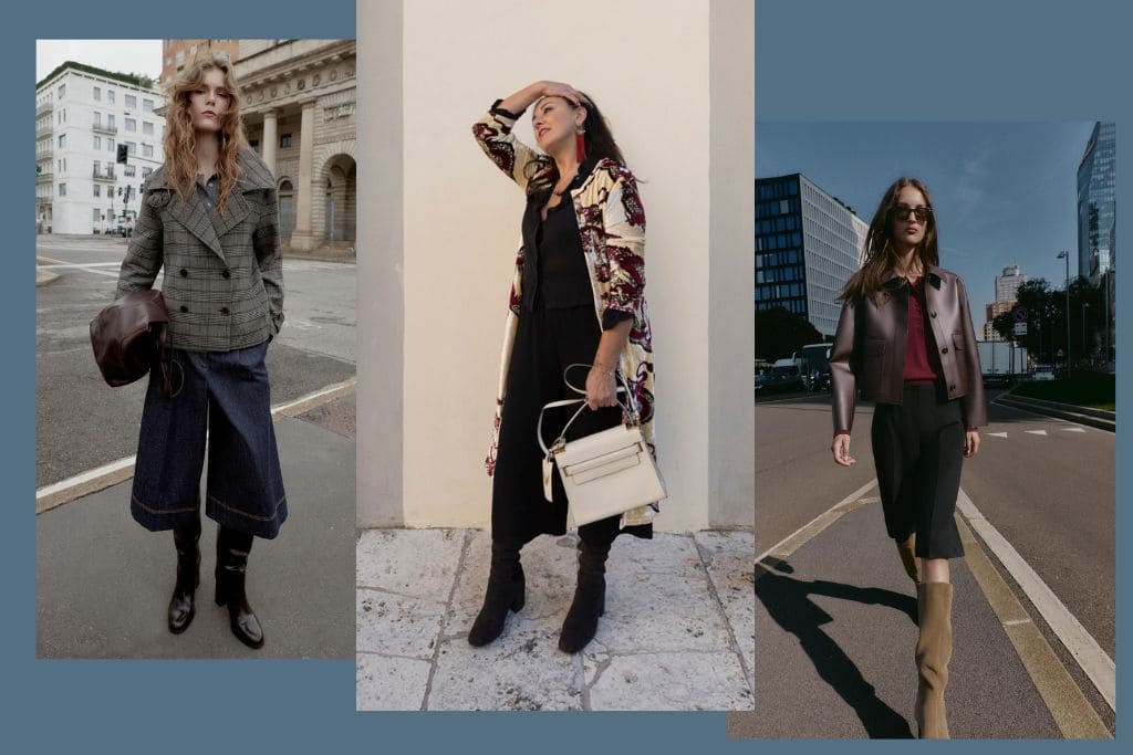 Bermuda donna e stivali per inverno 2025