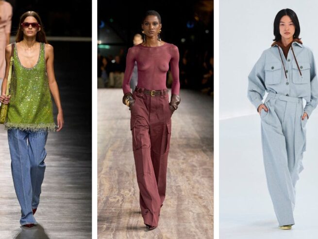 Tendenza moda 2024 pantaloni della primavera estate