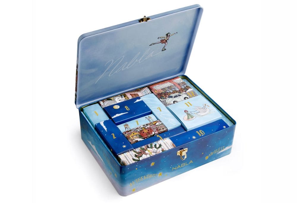 calendario avvento nabla 2025: packaging e prodotti