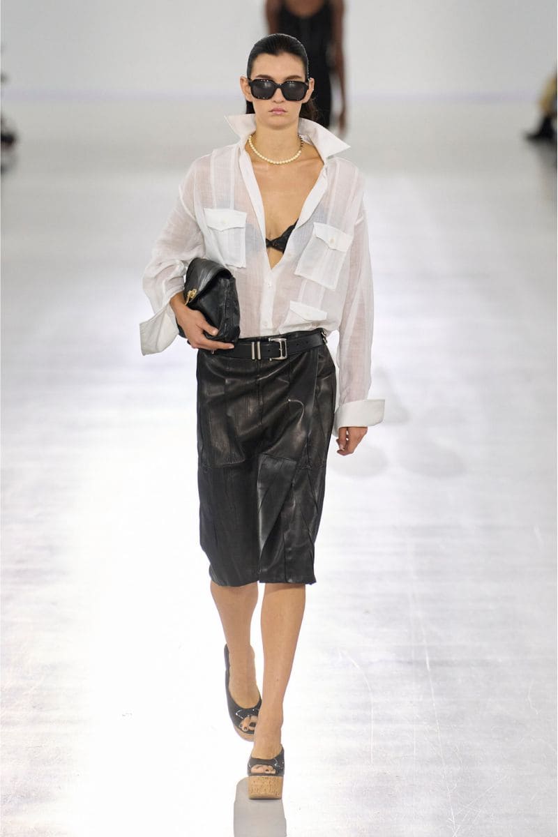 camicia bianca ermanno scervino sfilata primavera estate