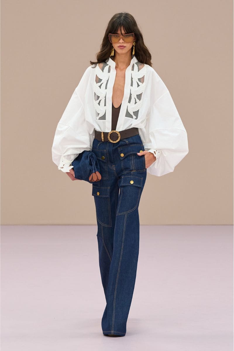 camicia bianca zimmermann sfilata primavera estate