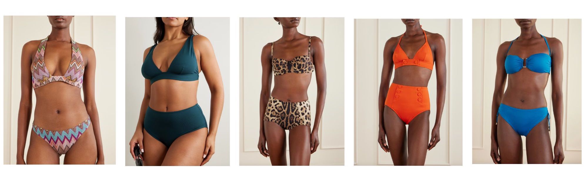 costumi da bagno over 50 bikini con reggiseni diversi e mutandine alte