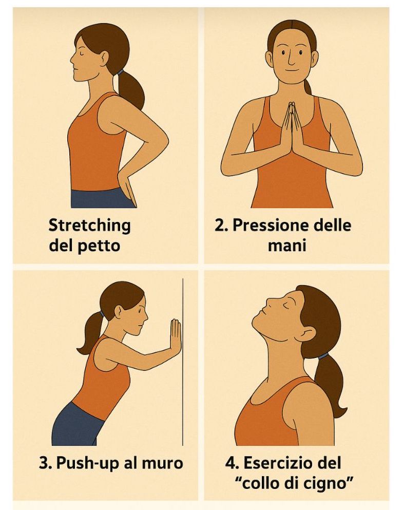 Come eliminare le rughe sul décolleté: i trattamenti da fare a casa 5 esercizi per eliminare le rughe sul decollete