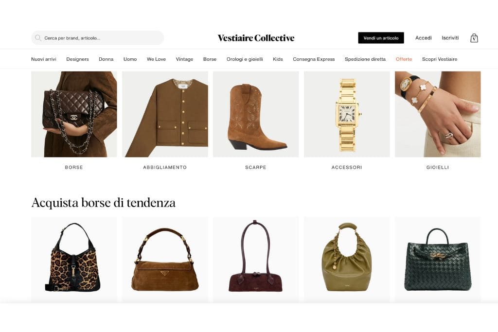 fare shopping second hand vestiaire collective