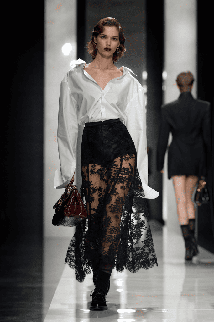 gonne di moda pizzo per dolce gabbana
