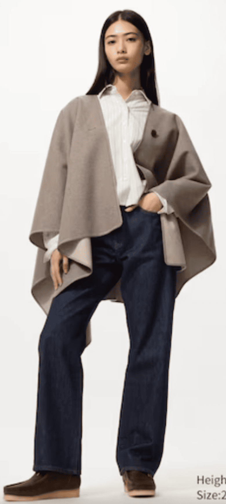 jeans per donne dal taglio dritto Uniqlo