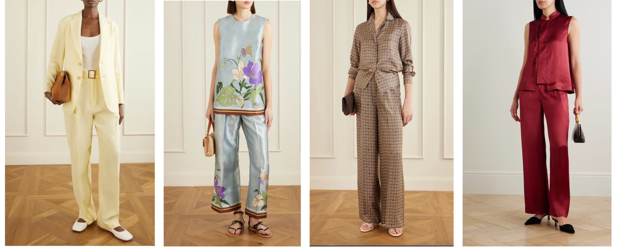 outfit cerimonia con pantaloni