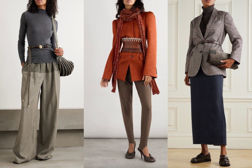 Cintura: l'accessorio must-have dell'inverno 2025. Come indossarla a ogni età 3 outfit invernali con cintura