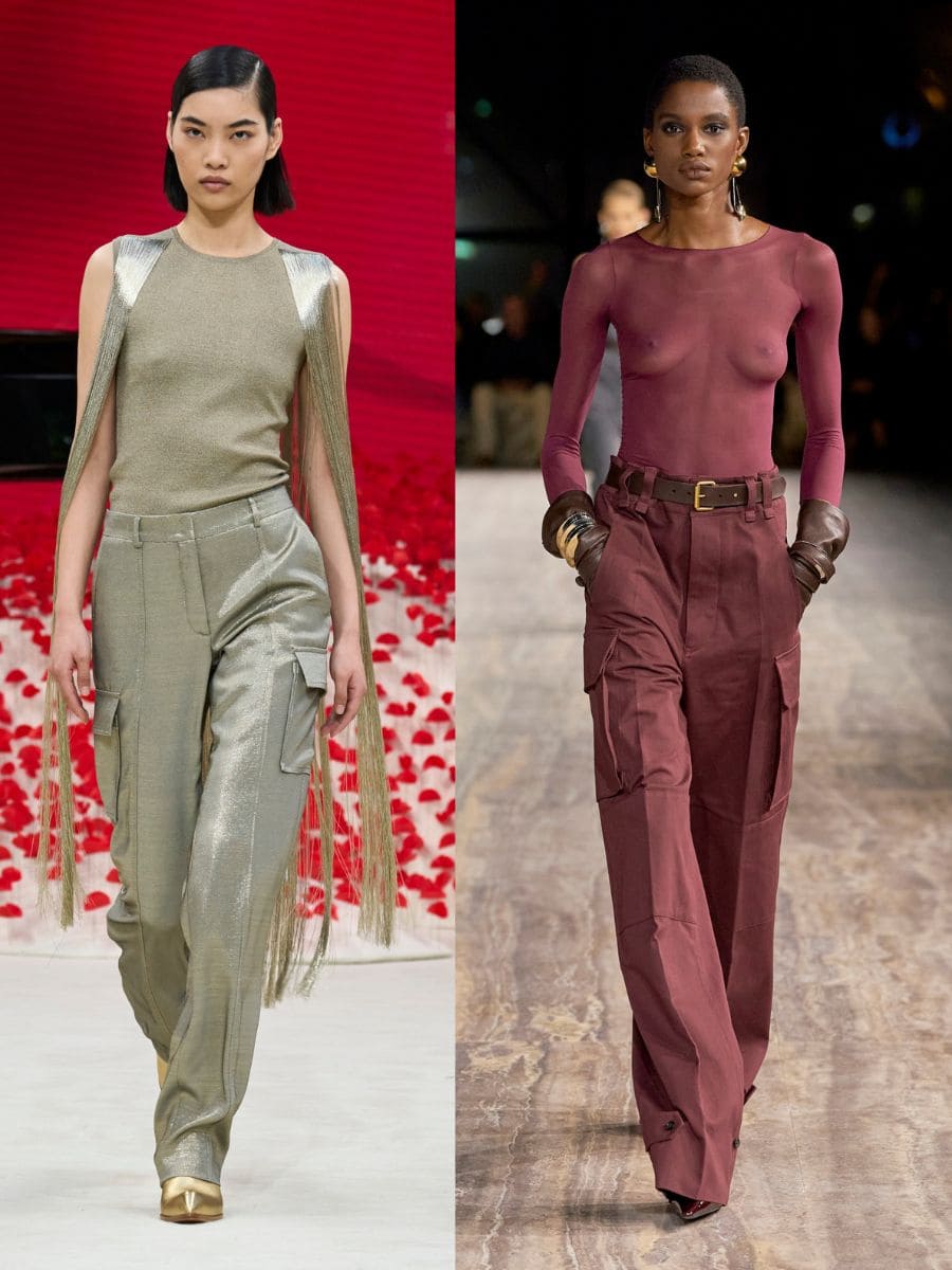 pantaloni cargo tendenza moda 2024