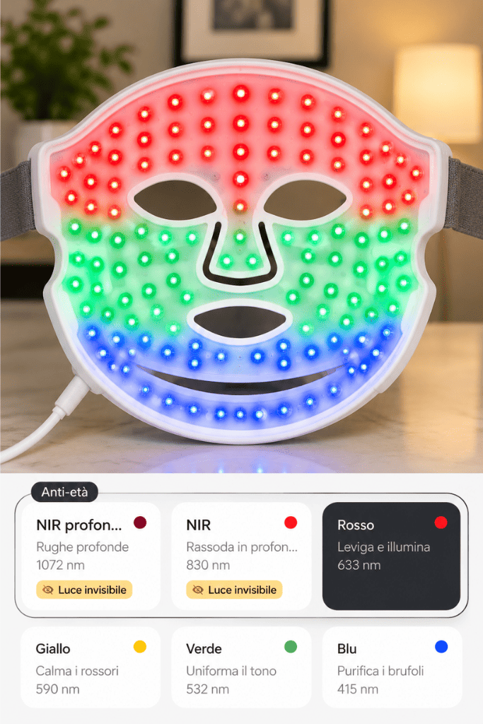 Non solo Red Light Therapy: una luce per ogni esigenza del viso 3 red light therapy e altre luci come personalizzare la maschera led serie 3 currentbody