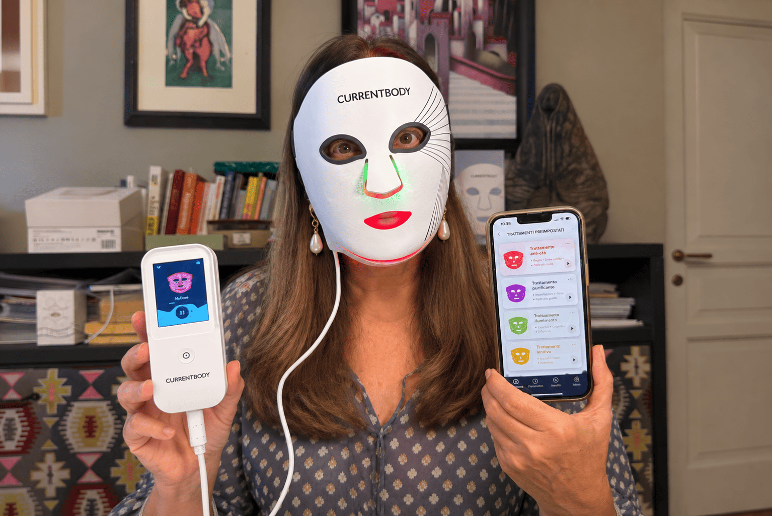 Non solo Red Light Therapy: una luce per ogni esigenza del viso 4 red light therapy maschera led CurrentBody