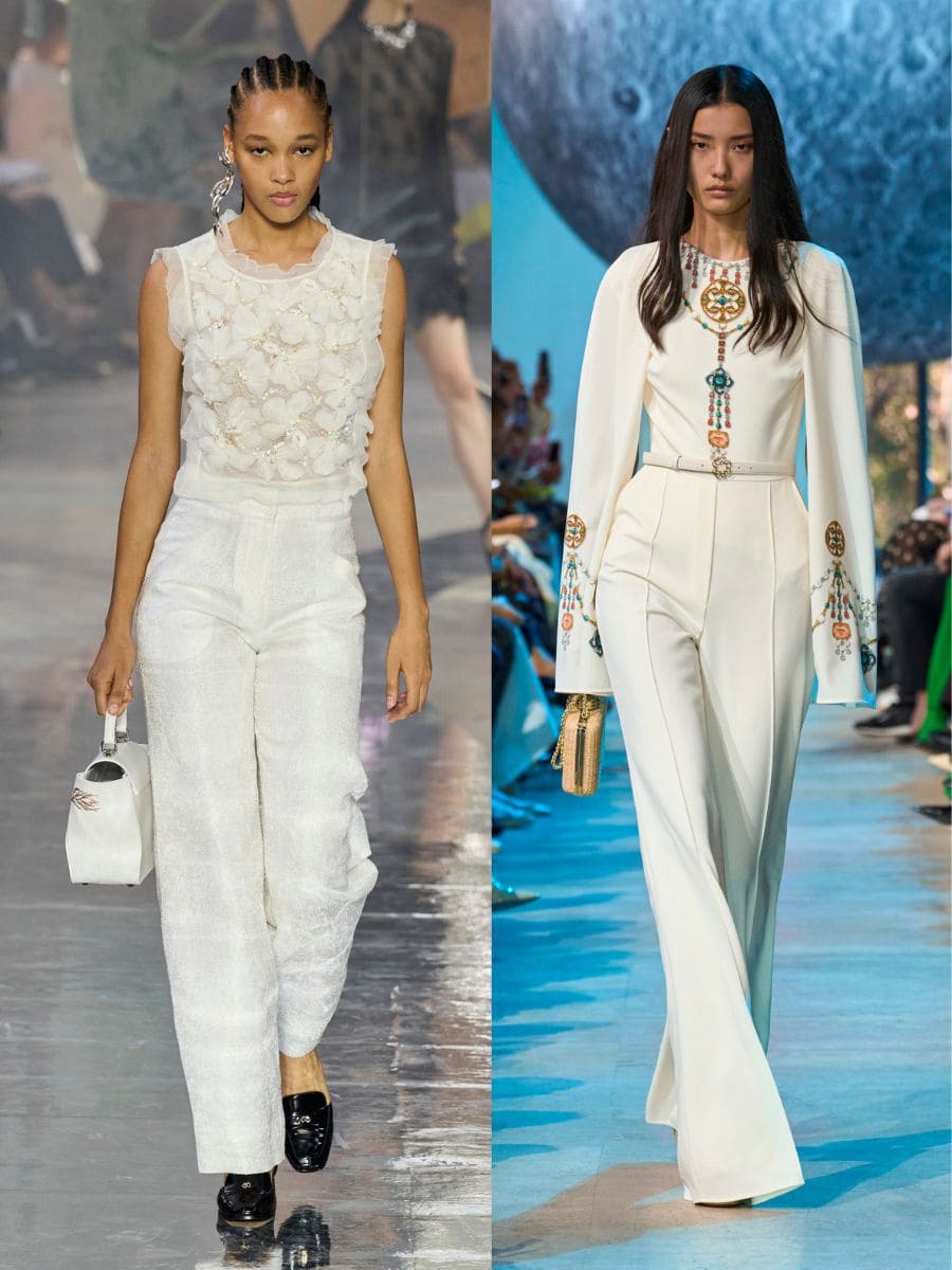 tendenza moda 2024 pantaloni bianchi