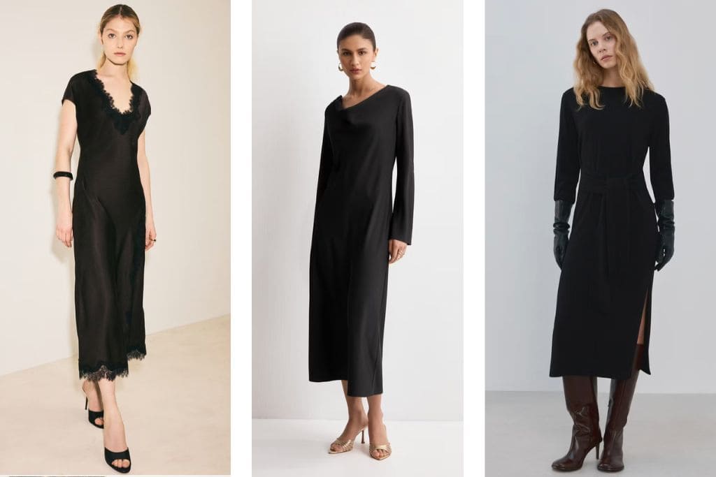 tubino nero le proposte di mango