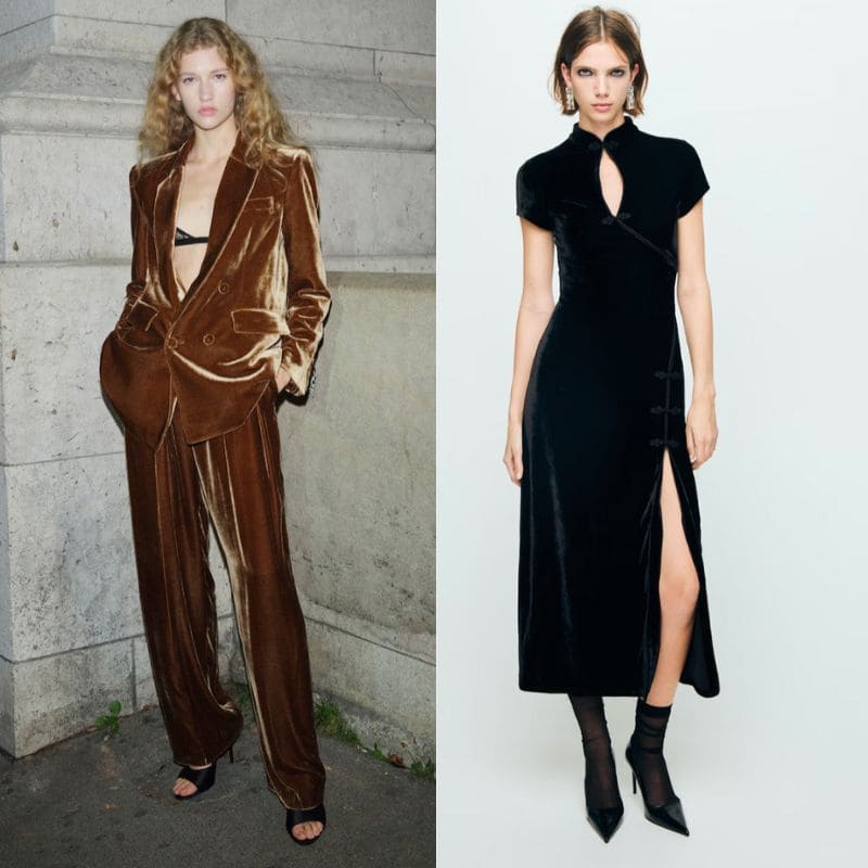 L'abito di velluto, la scelta elegante per ogni occasione 8 vestito di velluto mango